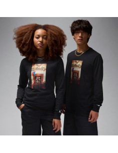 Jordan Jumpman Chimney Men's LongSleeve TShirt BlackWhite CV1745010 MBS