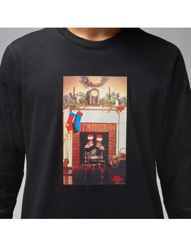 Jordan Jumpman Chimney Men's LongSleeve TShirt BlackWhite CV1745010 MBS