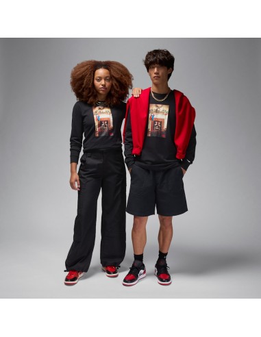 Jordan Jumpman Chimney Men's LongSleeve TShirt BlackWhite CV1745010 MBS