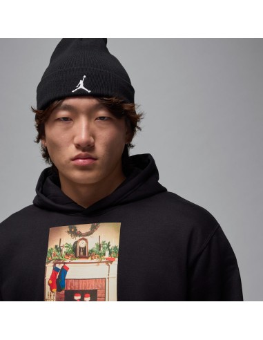 Air Jordan Jumpman Chimney Fleece Pullover Hoodie 'BlackGym Red' HQ5654010 MBS