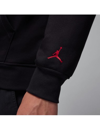 Air Jordan Jumpman Chimney Fleece Pullover Hoodie 'BlackGym Red' HQ5654010 MBS