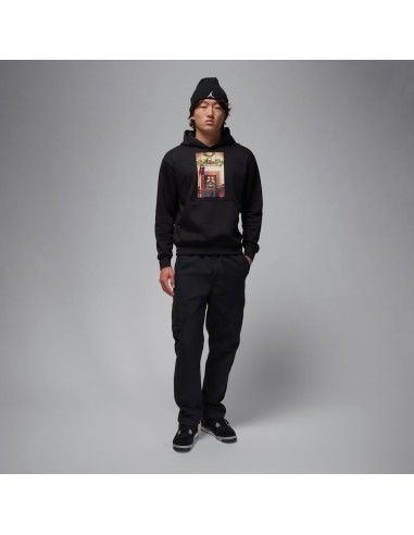 Air Jordan Jumpman Chimney Fleece Pullover Hoodie 'BlackGym Red' HQ5654010 MBS