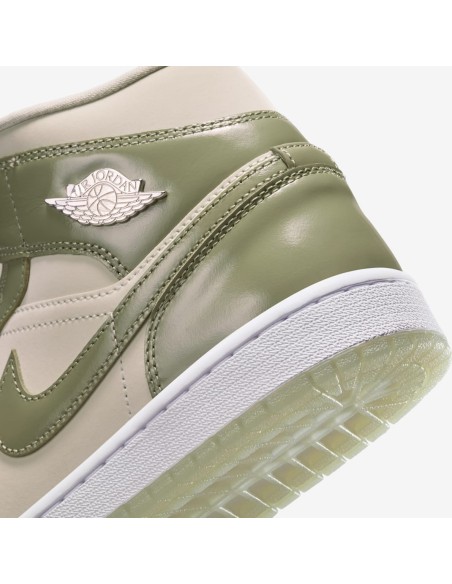 Jordan 1 Mid SE Sea Glass Oil Green Women's HF4079003 MBS