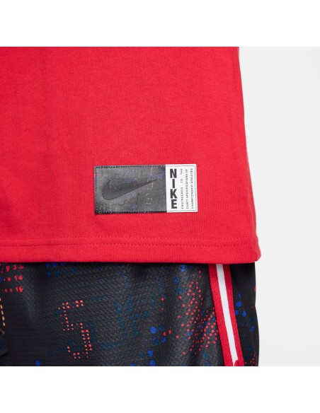 Nike Men's Max90 Basketball TShirt University Red FZ8067657 MBS