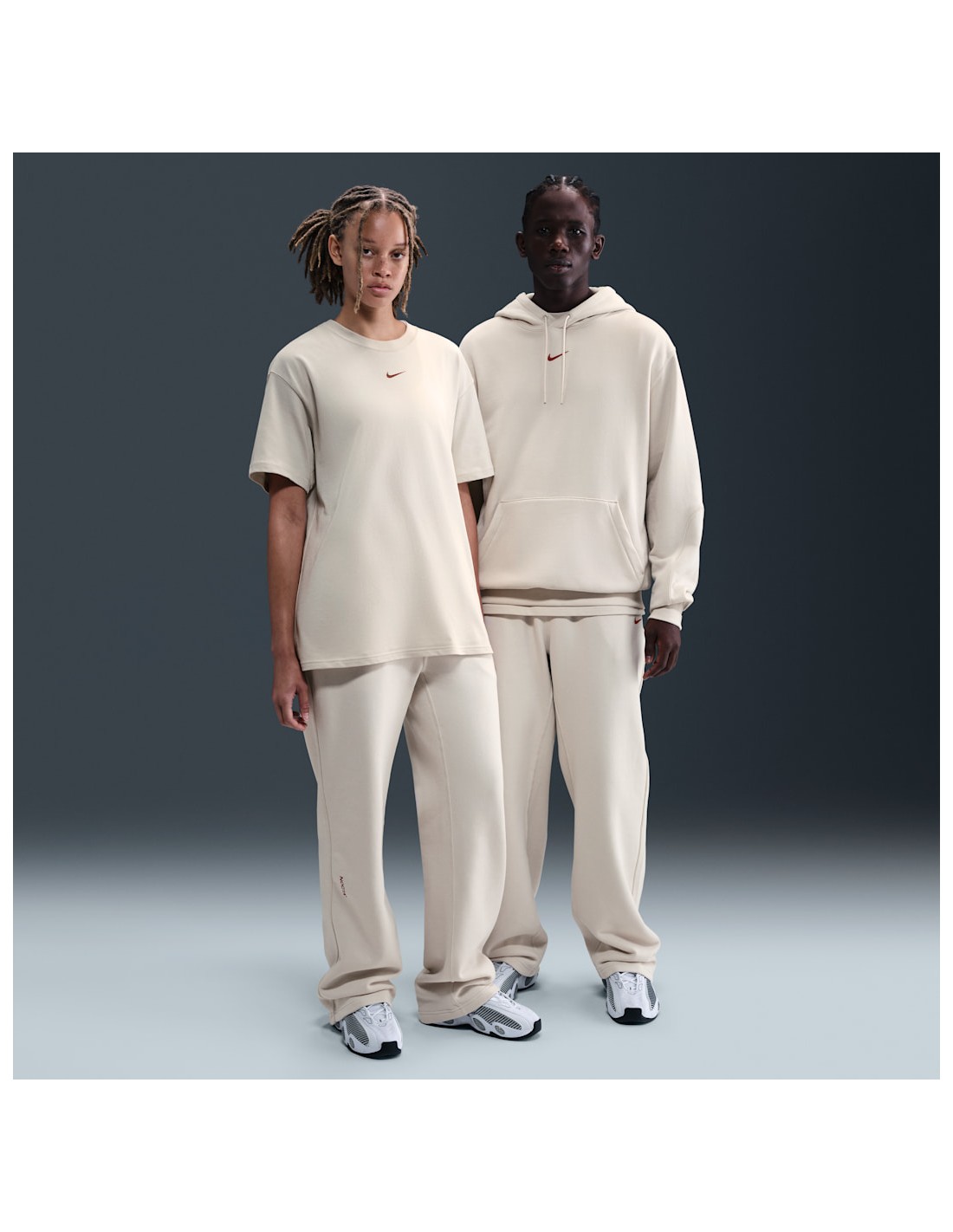 Nike x NOCTA Fleece CS Open Hem Pants Light Orewood Brown FZ4675104 MBS