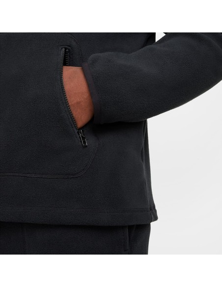 Nike Club Men's Winterized Pullover Hoodie BlackWhite FZ0660010 MBS