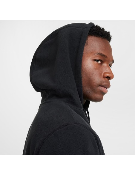 Nike Club Men's Winterized Pullover Hoodie BlackWhite FZ0660010 MBS
