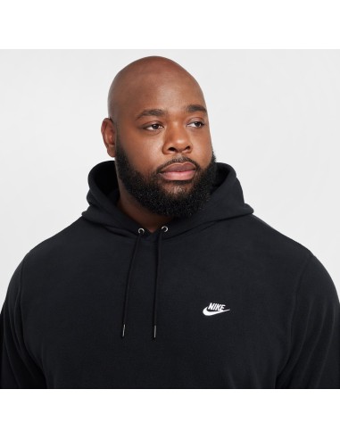 Nike Club Men's Winterized Pullover Hoodie BlackWhite FZ0660010 MBS
