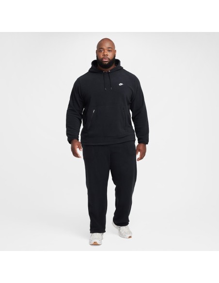 Nike Club Men's Winterized Pullover Hoodie BlackWhite FZ0660010 MBS
