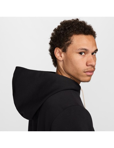 Nike Standard Issue Men's DriFIT Pullover Basketball Hoodie BlackPale Ivory FZ0218010 MBS