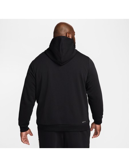 Nike Standard Issue Men's DriFIT Pullover Basketball Hoodie BlackPale Ivory FZ0218010 MBS