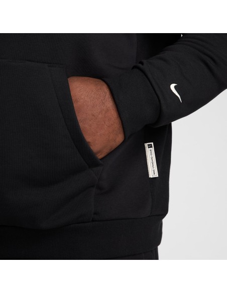 Nike Standard Issue Men's DriFIT Pullover Basketball Hoodie BlackPale Ivory FZ0218010 MBS