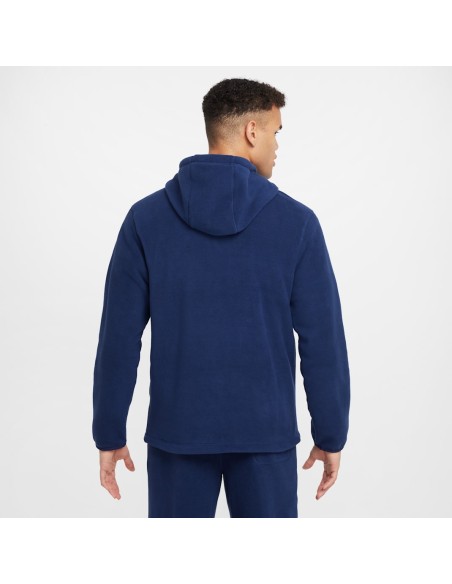 Nike Club Men's Winterized Pullover Hoodie Midnight NavyWhite FZ0660410 MBS