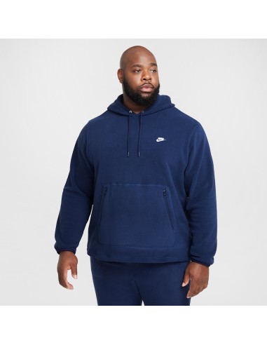 Nike Club Men's Winterized Pullover Hoodie Midnight NavyWhite FZ0660410 MBS