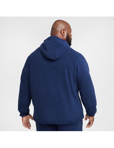 Nike Club Men's Winterized Pullover Hoodie Midnight NavyWhite FZ0660410 MBS