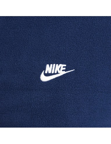 Nike Club Men's Winterized Pullover Hoodie Midnight NavyWhite FZ0660410 MBS