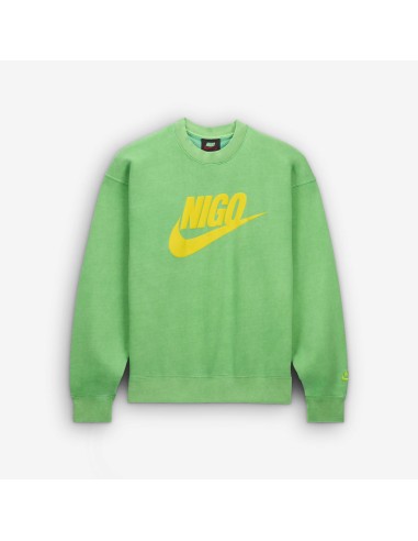 Nike x Nigo NRG Fleece Crew Sweatshirt Green FV5941310 MBS