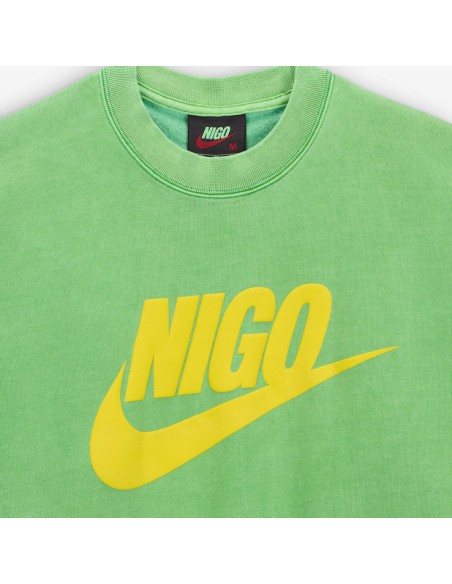 Nike x Nigo NRG Fleece Crew Sweatshirt Green FV5941310 MBS