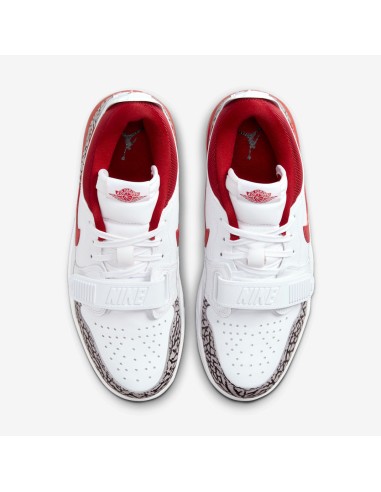 Jordan Legacy 312 Low White Cement Gym Red Women's FQ7827106 MBS