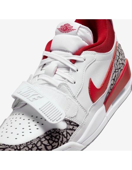Jordan Legacy 312 Low White Cement Gym Red Women's FQ7827106 MBS