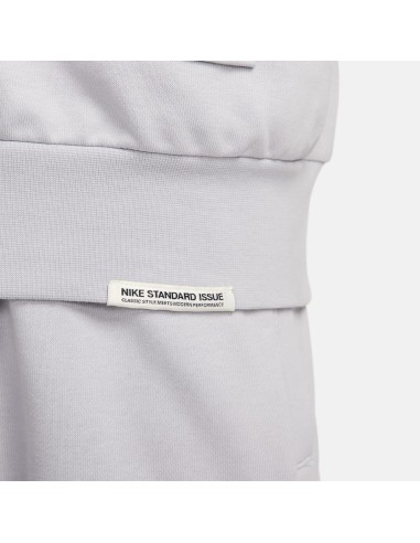 Nike Standard Issue Men's DriFIT Pullover Hoodie Wolf GreyStadium Green FN2702012 MBS