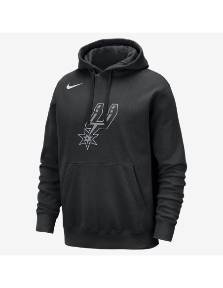 San Antonio Spurs Club Men's Nike NBA Pullover Hoodie Black FB4774010 MBS