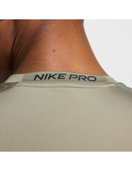 Nike Pro Men's DriFIT Tight Sleeveless Fitness Top Light ArmyBlack FB7914320 MBS