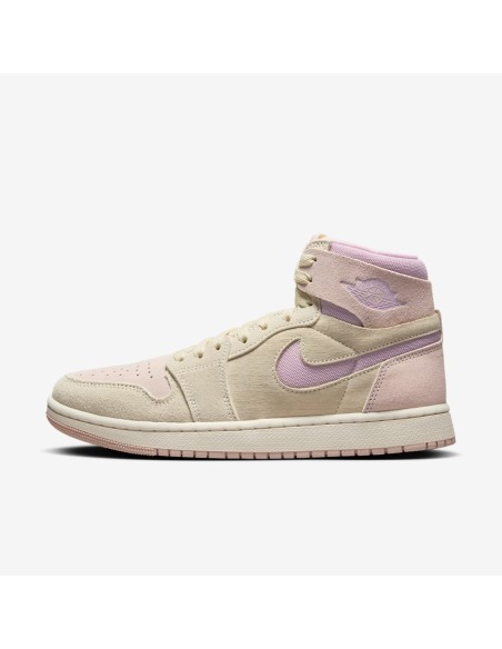 Jordan 1 High Zoom Air CMFT 2 Muslin Plum Chalk Women's DV1305100 MBS