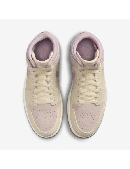 Jordan 1 High Zoom Air CMFT 2 Muslin Plum Chalk Women's DV1305100 MBS