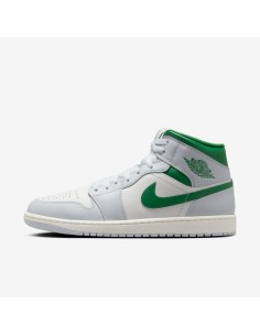 Jordan 1 Mid White Pure Platinum Pine Green DQ8426142 MBS
