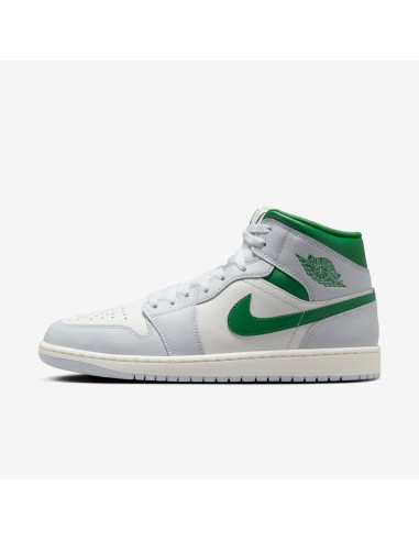 Jordan 1 Mid White Pure Platinum Pine Green DQ8426142 MBS