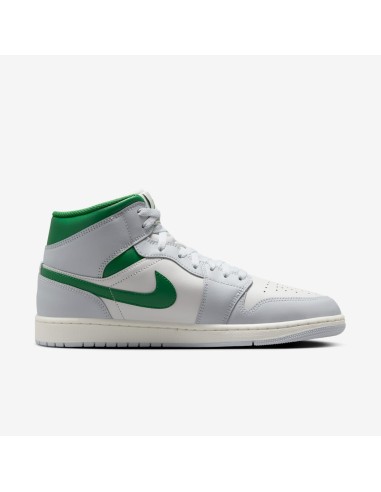 Jordan 1 Mid White Pure Platinum Pine Green DQ8426142 MBS