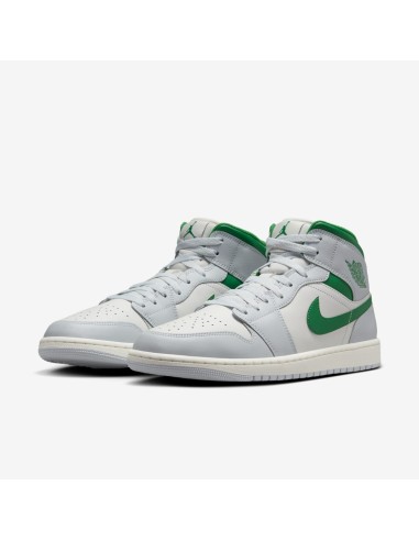 Jordan 1 Mid White Pure Platinum Pine Green DQ8426142 MBS