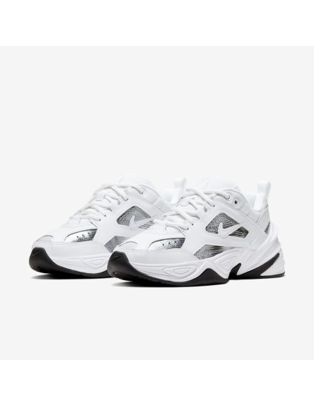 Nike M2K Tekno White Metallic Silver Black Women's CJ9583100 MBS