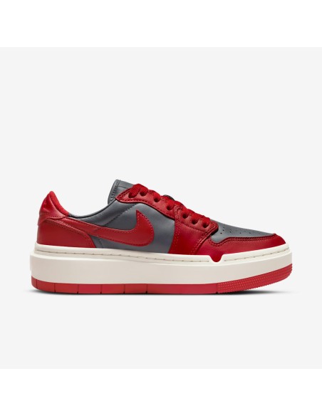 Jordan 1 Elevate Low Dark Grey Varsity Red Women's DH7004006 MBS