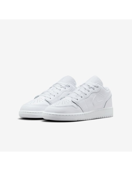 Jordan 1 Low Triple White 2023 GS 553560136 MBS