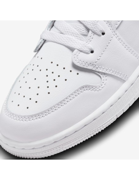 Jordan 1 Low Triple White 2023 GS 553560136 MBS