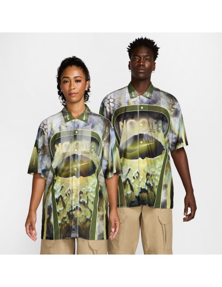 Nike x NOCTA Opal Tito Neeks Button Down PilgrimOil GreenBlack FV1939378 MBS