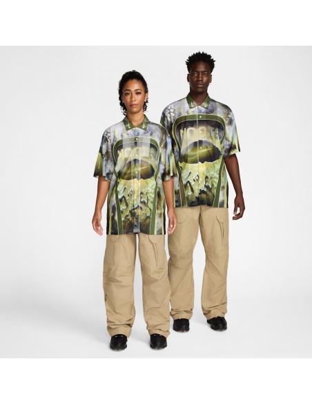 Nike x NOCTA Opal Tito Neeks Button Down PilgrimOil GreenBlack FV1939378 MBS