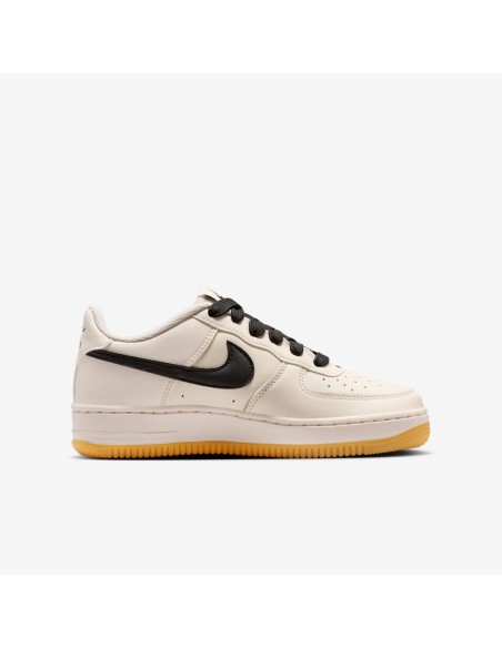 Nike Air Force 1 Low LV8 Soft Pearl Gum Black GS HQ1911002 MBS