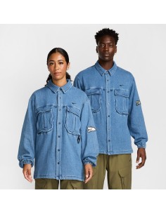 Nike x NOCTA Opal Lily Pad Denim Shirt Blue Denim FZ3260486 MBS