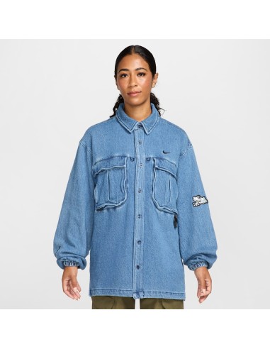 Nike x NOCTA Opal Lily Pad Denim Shirt Blue Denim FZ3260486 MBS