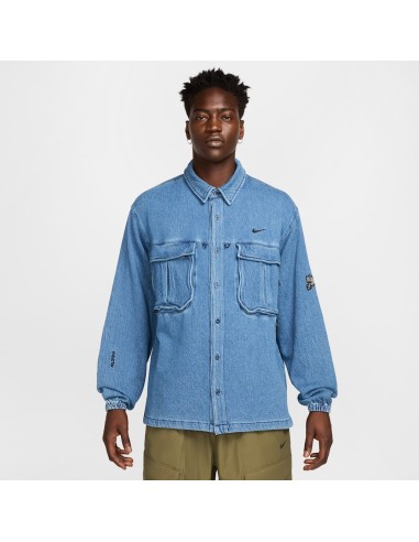 Nike x NOCTA Opal Lily Pad Denim Shirt Blue Denim FZ3260486 MBS