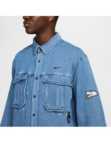 Nike x NOCTA Opal Lily Pad Denim Shirt Blue Denim FZ3260486 MBS