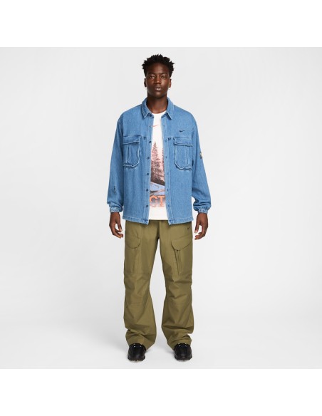 Nike x NOCTA Opal Lily Pad Denim Shirt Blue Denim FZ3260486 MBS