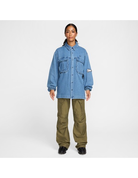 Nike x NOCTA Opal Lily Pad Denim Shirt Blue Denim FZ3260486 MBS