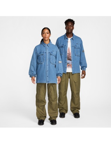 Nike x NOCTA Opal Lily Pad Denim Shirt Blue Denim FZ3260486 MBS