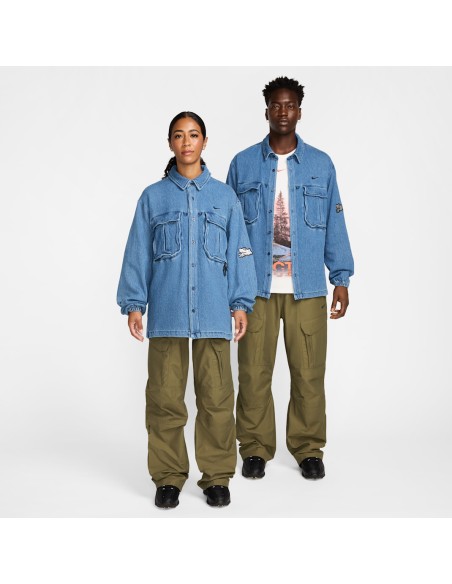Nike x NOCTA Opal Lily Pad Denim Shirt Blue Denim FZ3260486 MBS