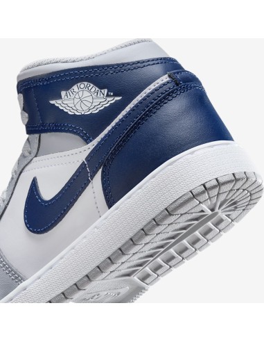 Jordan 1 Mid Wolf Grey Midnight Navy GS DQ8423104 MBS
