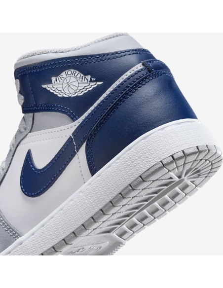 Jordan 1 Mid Wolf Grey Midnight Navy GS DQ8423104 MBS